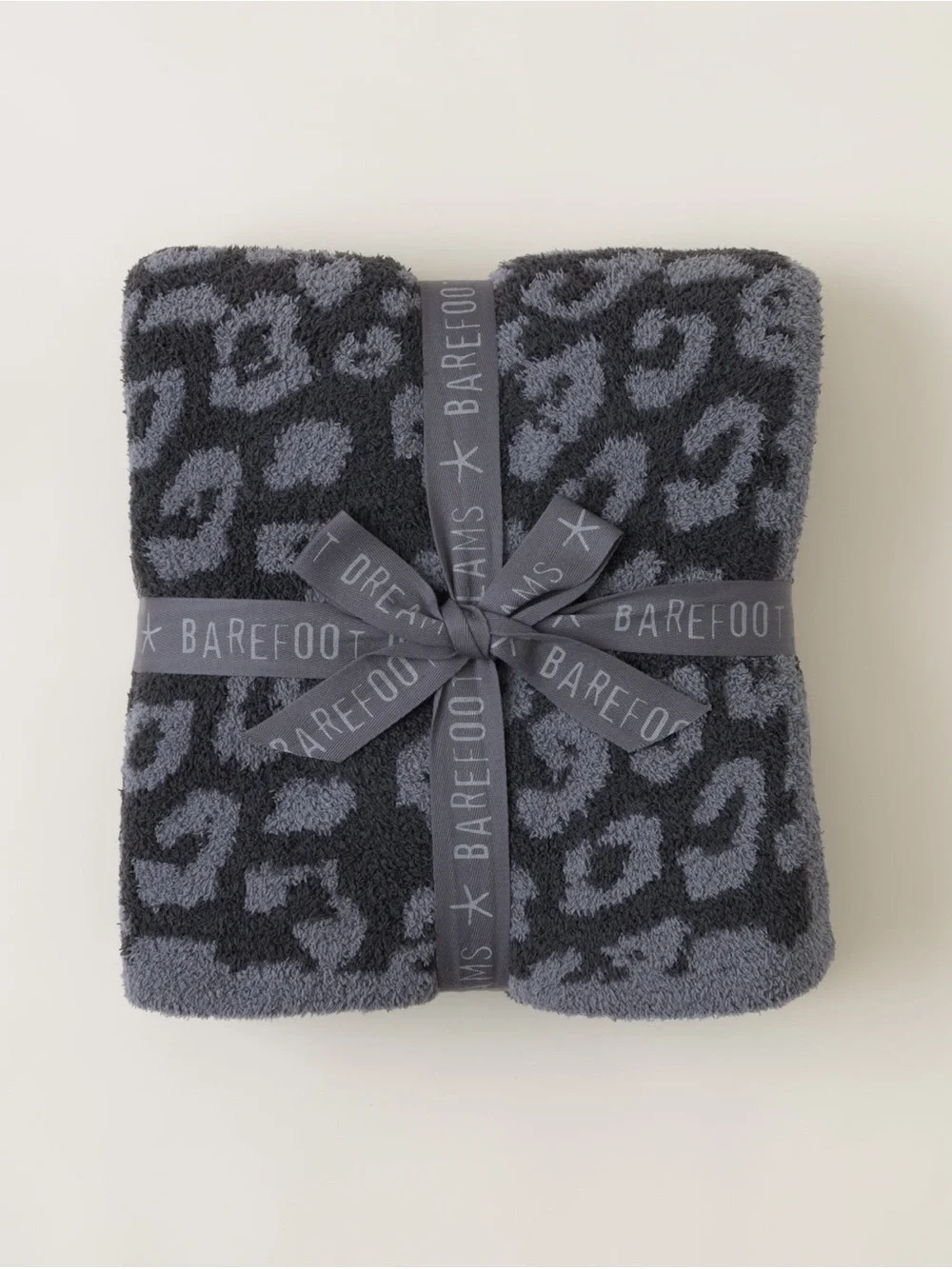 Barefoot Dreams Graphite / Carbon Leopard Throw Blanket